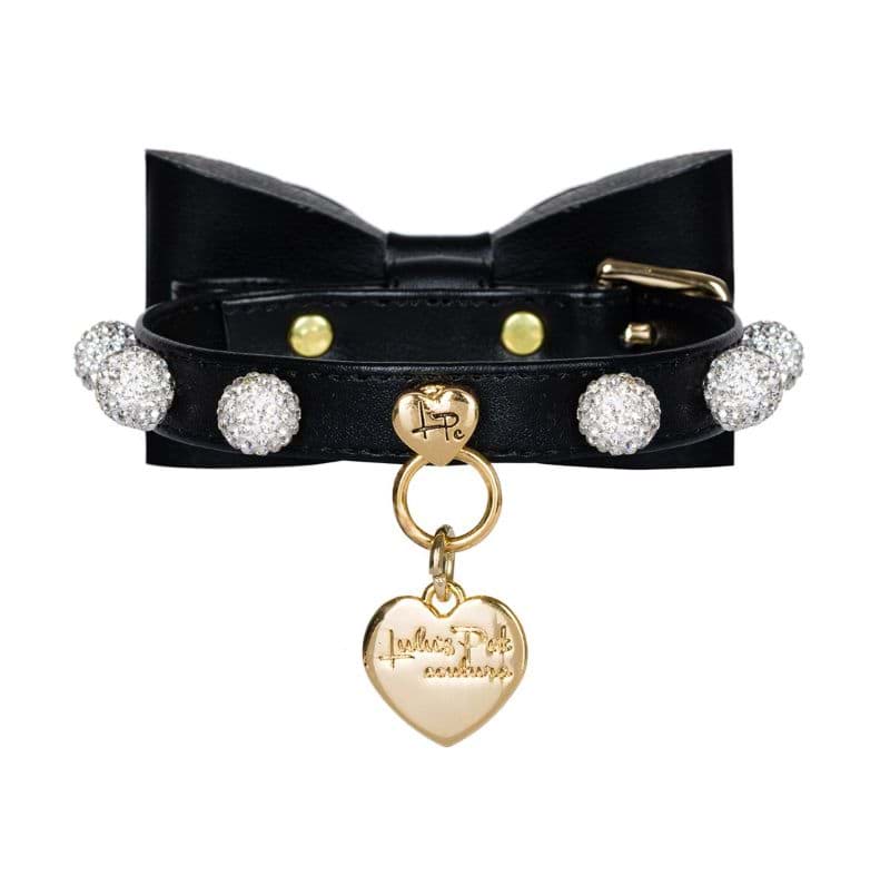 Bling Bling Siyah Boyun Tasması resmi